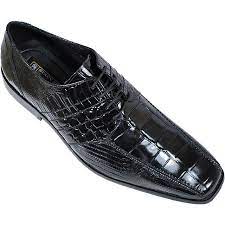 Stacy Adams Black Alligator Shoes 24675 | Upscale Menswear